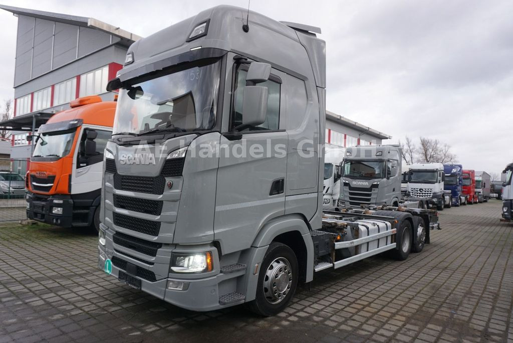 Transporter kontejnera/ Kamion s izmjenjivim sanducima Scania S450 HighLine LL BDF *Retarder/Lenk+Lift/LBW/AHK: slika Transporter kontejnera/ Kamion s izmjenjivim sanducima Scania S450 HighLine LL BDF *Retarder/Lenk+Lift/LBW/AHK