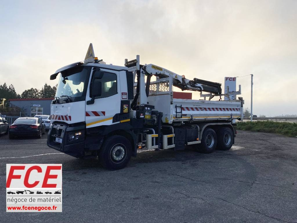 Renault C430 Dti11-Palfinger PK19.001/Tri-Benne endommagé - Kiper: slika Renault C430 Dti11-Palfinger PK19.001/Tri-Benne endommagé - Kiper Renault C430 Dti11-Palfinger PK19.001/Tri-Benne endommagé - Kiper: slika Renault C430 Dti11-Palfinger PK19.001/Tri-Benne endommagé - Kiper