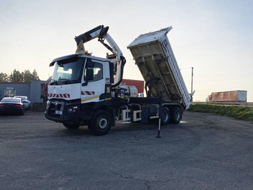 Renault C430 Dti11-Palfinger PK19.001/Tri-Benne endommagé - Kiper: slika Renault C430 Dti11-Palfinger PK19.001/Tri-Benne endommagé - Kiper Renault C430 Dti11-Palfinger PK19.001/Tri-Benne endommagé - Kiper: slika Renault C430 Dti11-Palfinger PK19.001/Tri-Benne endommagé - Kiper