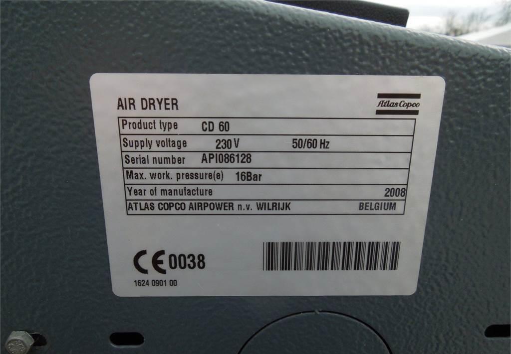 Atlas Copco OSUSZACZ ADSORPCYJNY CD 60 3,60M3/MIN 2008R - Zračni kompresor: slika Atlas Copco OSUSZACZ ADSORPCYJNY CD 60 3,60M3/MIN 2008R - Zračni kompresor Atlas Copco OSUSZACZ ADSORPCYJNY CD 60 3,60M3/MIN 2008R - Zračni kompresor: slika Atlas Copco OSUSZACZ ADSORPCYJNY CD 60 3,60M3/MIN 2008R - Zračni kompresor