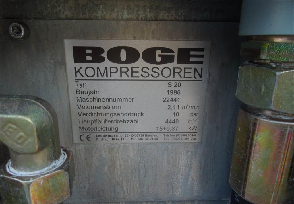 Boge SPRĘŻARKA ŚRUBOWA S20 15KW - Zračni kompresor: slika Boge SPRĘŻARKA ŚRUBOWA S20 15KW - Zračni kompresor Boge SPRĘŻARKA ŚRUBOWA S20 15KW - Zračni kompresor: slika Boge SPRĘŻARKA ŚRUBOWA S20 15KW - Zračni kompresor
