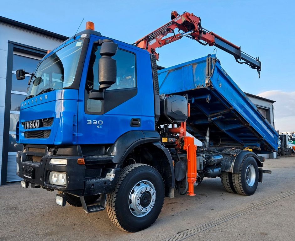Kiper, Kamion s kranom Iveco Trakker 190T33 4x4 Euro5 Kran Atlas 120.2E Funk: slika Kiper, Kamion s kranom Iveco Trakker 190T33 4x4 Euro5 Kran Atlas 120.2E Funk
