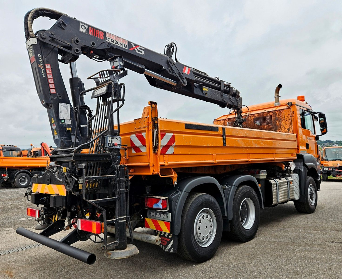 Kiper, Kamion s kranom MAN TGS 28.360 6x4-4 HIAB 144E-4 Kran Euro5: slika Kiper, Kamion s kranom MAN TGS 28.360 6x4-4 HIAB 144E-4 Kran Euro5