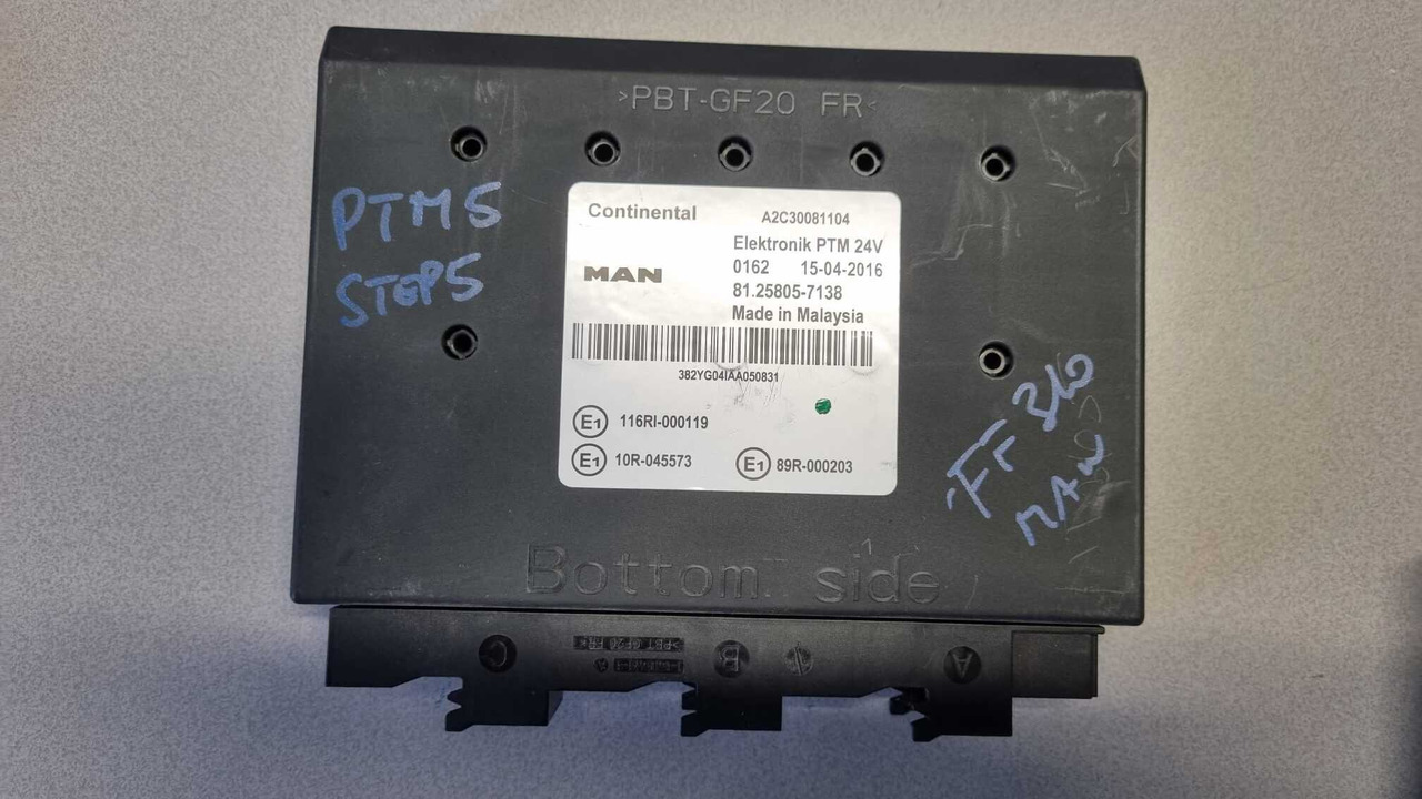 Centralina MAN TGX E6 - Električni sustav: slika Centralina MAN TGX E6 - Električni sustav Centralina MAN TGX E6 - Električni sustav: slika Centralina MAN TGX E6 - Električni sustav