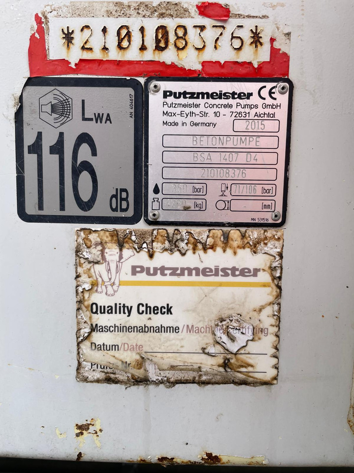 PUTZMEISTER 1407 - Stacionarna pumpa za beton: slika PUTZMEISTER 1407 - Stacionarna pumpa za beton PUTZMEISTER 1407 - Stacionarna pumpa za beton: slika PUTZMEISTER 1407 - Stacionarna pumpa za beton
