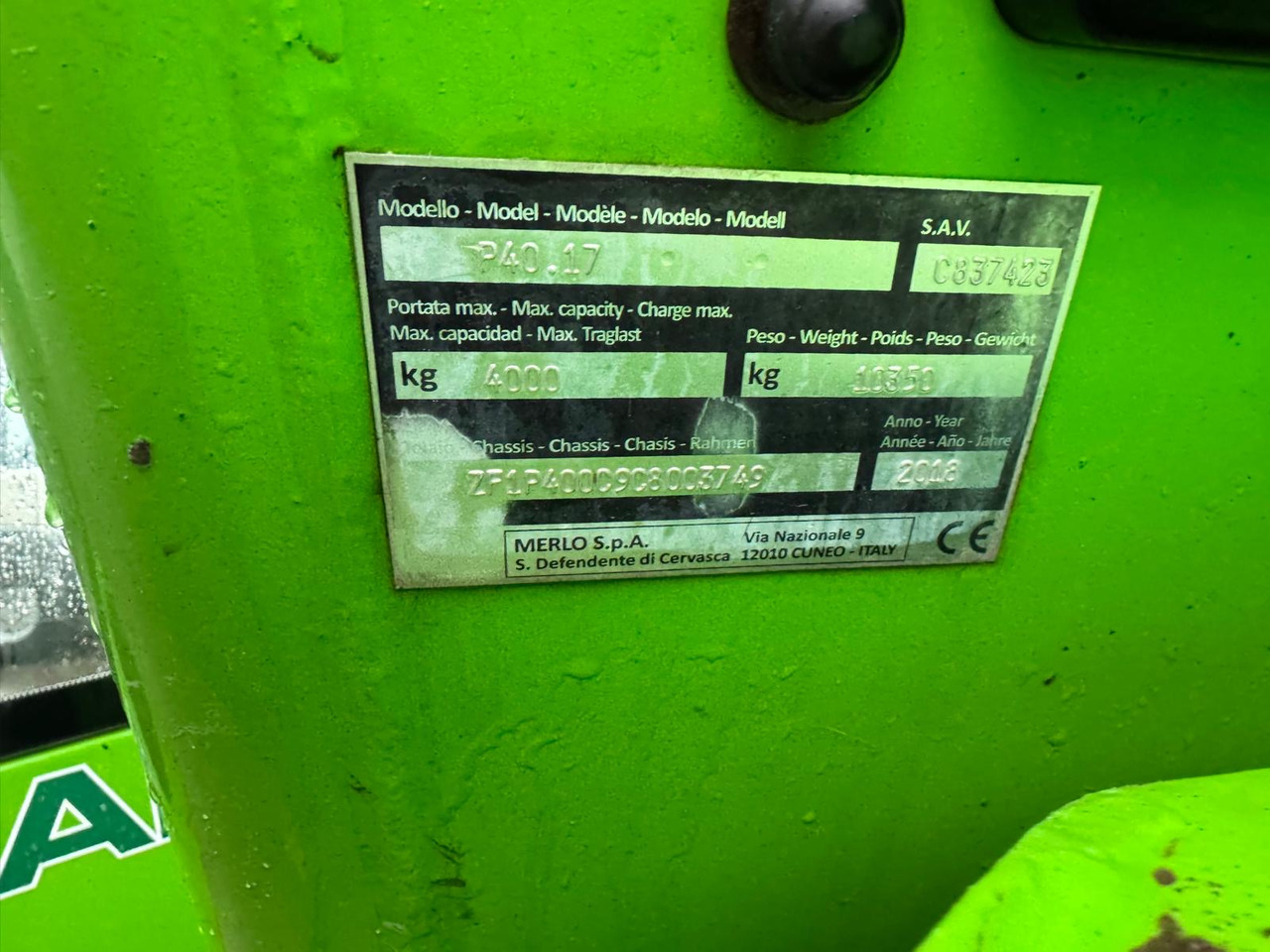 MERLO P40.17 - Teleskopski rukovatelj: slika MERLO P40.17 - Teleskopski rukovatelj MERLO P40.17 - Teleskopski rukovatelj: slika MERLO P40.17 - Teleskopski rukovatelj