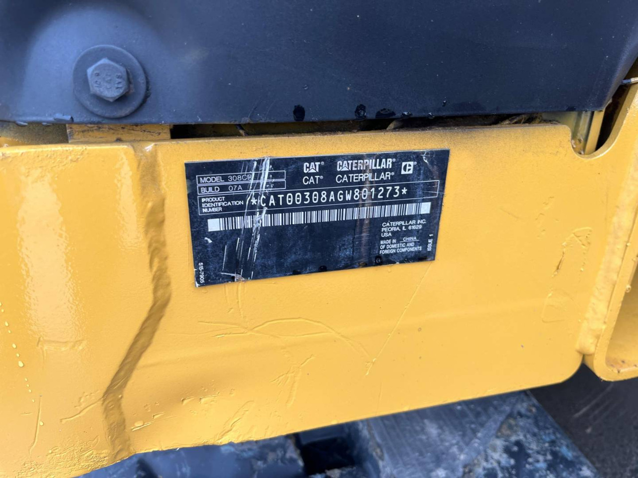 Bager gusjeničar CAT 308-07CR: slika Bager gusjeničar CAT 308-07CR Bager gusjeničar CAT 308-07CR: slika Bager gusjeničar CAT 308-07CR