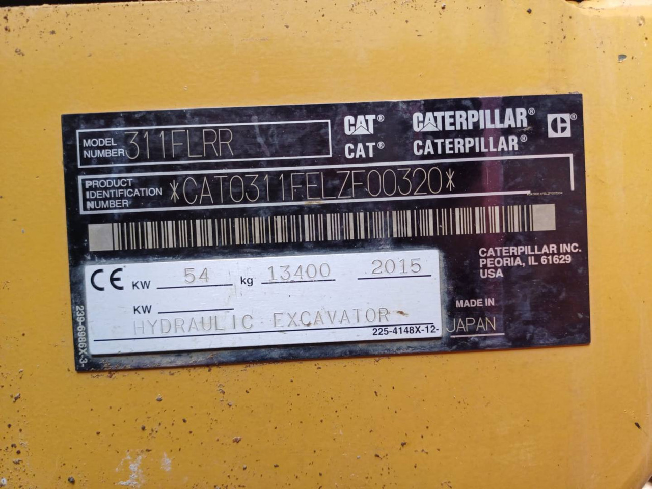 Zakup CAT 311FLRR CAT 311FLRR: slika Zakup CAT 311FLRR CAT 311FLRR