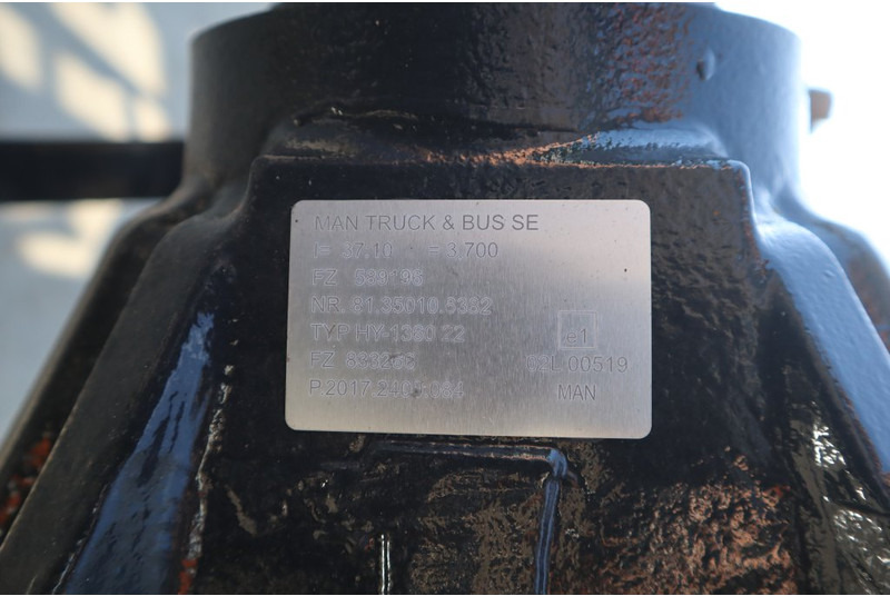 MAN HY-1360-22 37/10 - Stražnja osovina za Kamion: slika MAN HY-1360-22 37/10 - Stražnja osovina za Kamion MAN HY-1360-22 37/10 - Stražnja osovina za Kamion: slika MAN HY-1360-22 37/10 - Stražnja osovina za Kamion
