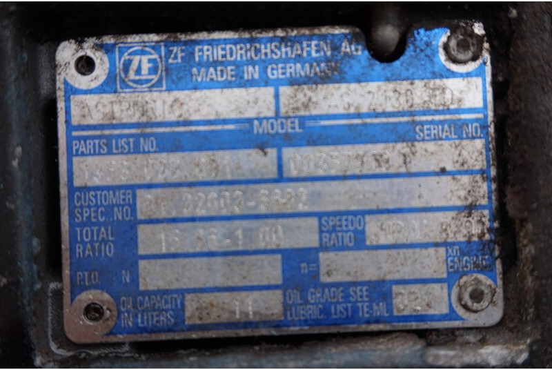 ZF 12AS2130DD TGA 81.32003-6882 - Mjenjač za Kamion: slika ZF 12AS2130DD TGA 81.32003-6882 - Mjenjač za Kamion ZF 12AS2130DD TGA 81.32003-6882 - Mjenjač za Kamion: slika ZF 12AS2130DD TGA 81.32003-6882 - Mjenjač za Kamion