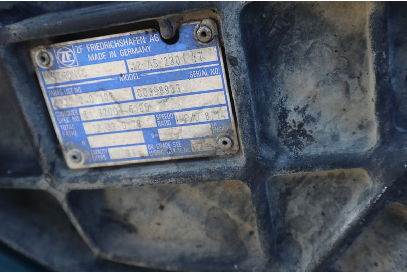 ZF 12AS2301OD+INT 81.32004-6106 - Mjenjač za Kamion: slika ZF 12AS2301OD+INT 81.32004-6106 - Mjenjač za Kamion ZF 12AS2301OD+INT 81.32004-6106 - Mjenjač za Kamion: slika ZF 12AS2301OD+INT 81.32004-6106 - Mjenjač za Kamion