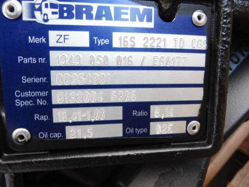 ZF 16S2221TD+IT - Mjenjač za Kamion: slika ZF 16S2221TD+IT - Mjenjač za Kamion ZF 16S2221TD+IT - Mjenjač za Kamion: slika ZF 16S2221TD+IT - Mjenjač za Kamion