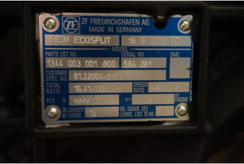 ZF 16S2322TD + NMV221 81.32004-6161 - Mjenjač za Kamion: slika ZF 16S2322TD + NMV221 81.32004-6161 - Mjenjač za Kamion ZF 16S2322TD + NMV221 81.32004-6161 - Mjenjač za Kamion: slika ZF 16S2322TD + NMV221 81.32004-6161 - Mjenjač za Kamion