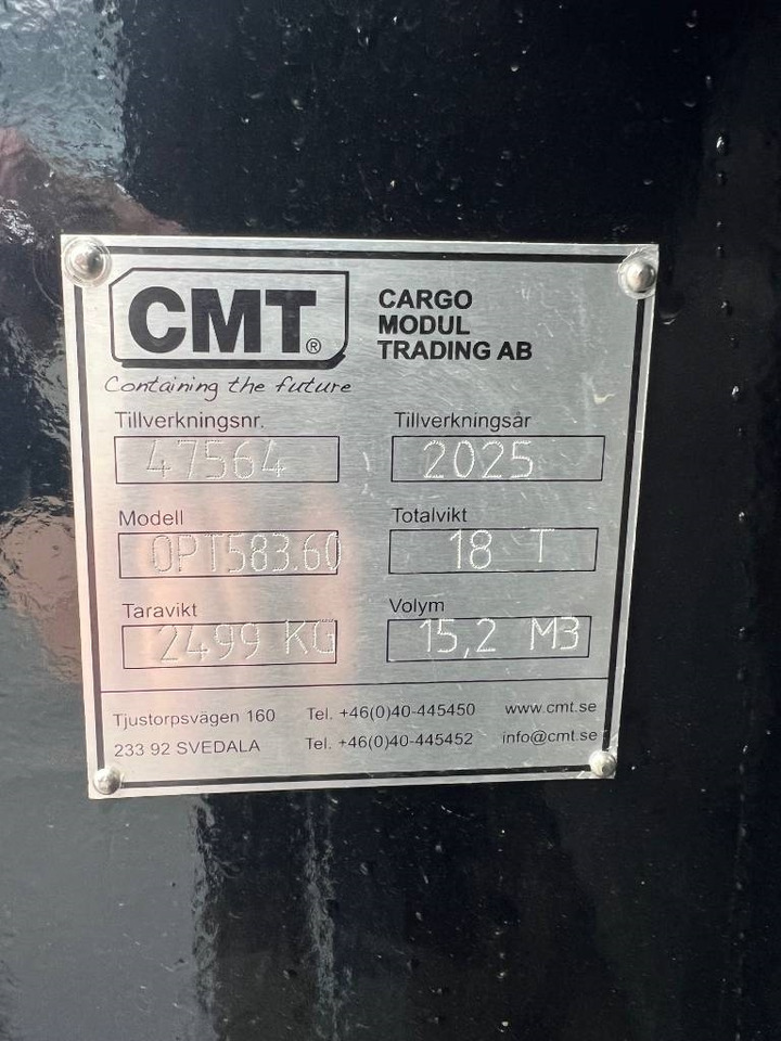 CMT Schaktflak 15m3 - Rolo kontejner: slika CMT Schaktflak 15m3 - Rolo kontejner CMT Schaktflak 15m3 - Rolo kontejner: slika CMT Schaktflak 15m3 - Rolo kontejner