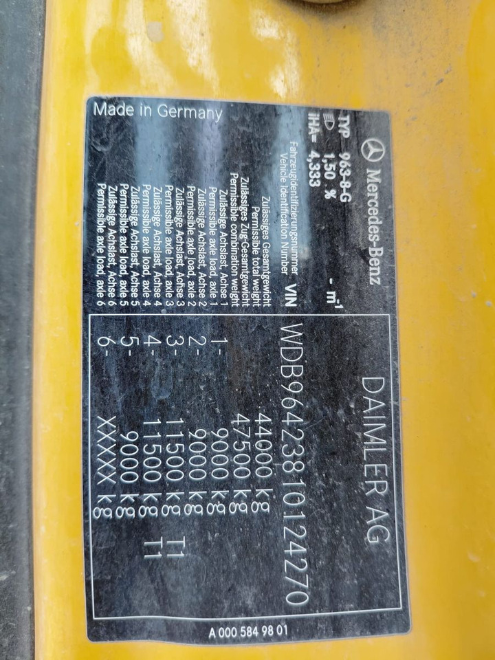 Kiper Mercedes-Benz Arocs 4448 10x4,E6,Schwarzmueller Kipper, Retard: slika Kiper Mercedes-Benz Arocs 4448 10x4,E6,Schwarzmueller Kipper, Retard
