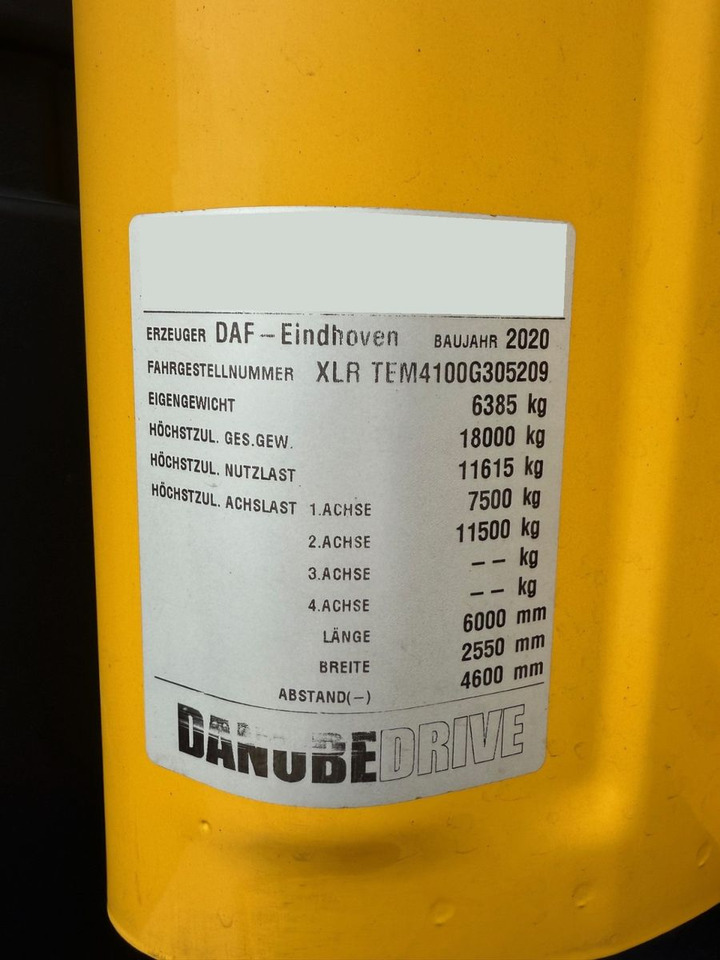 Tegljač DAF CF450 4x2, E6, ADR: slika Tegljač DAF CF450 4x2, E6, ADR
