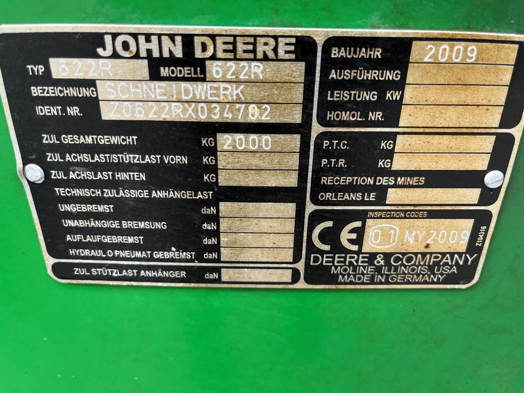John Deere 622R Skärbord / Header 20 fot till JD T550 i  - Priključak za kombajn: slika John Deere 622R Skärbord / Header 20 fot till JD T550 i  - Priključak za kombajn John Deere 622R Skärbord / Header 20 fot till JD T550 i  - Priključak za kombajn: slika John Deere 622R Skärbord / Header 20 fot till JD T550 i  - Priključak za kombajn
