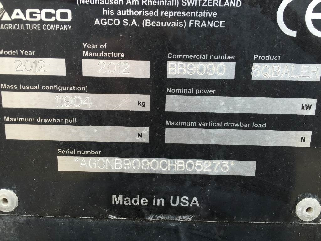 New Holland BB9090 Damaged / Skadad - Kvadratna balirka: slika New Holland BB9090 Damaged / Skadad - Kvadratna balirka New Holland BB9090 Damaged / Skadad - Kvadratna balirka: slika New Holland BB9090 Damaged / Skadad - Kvadratna balirka