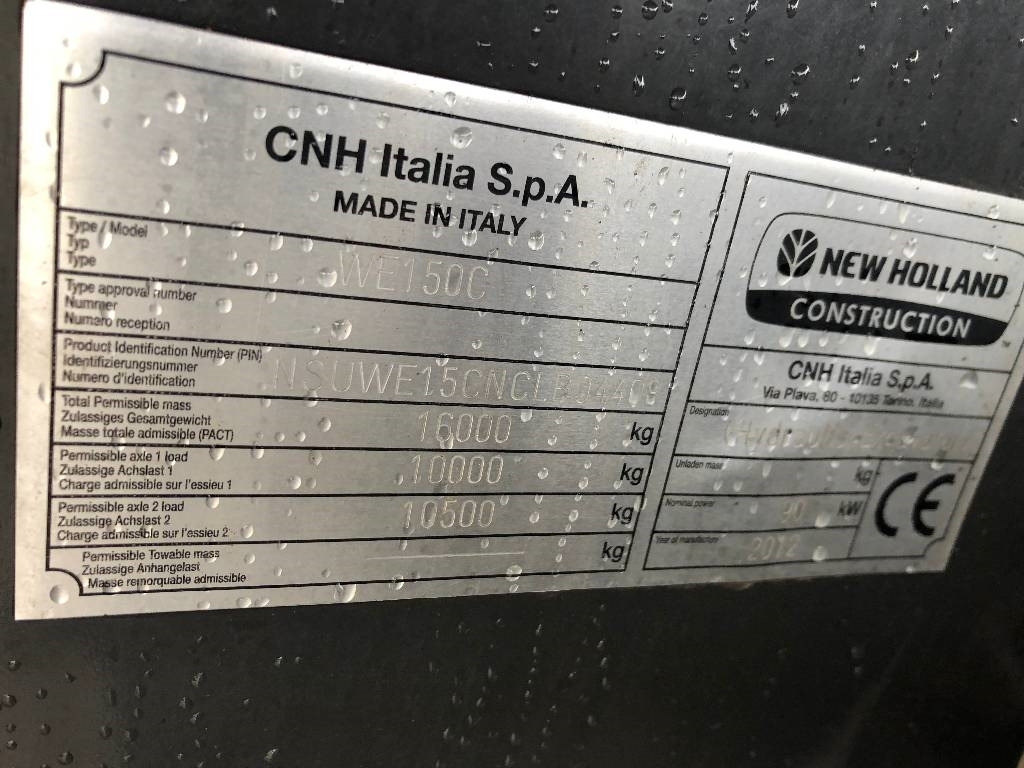 New Holland WE 150C Dismantled: only spare parts - Bager na kotačima: slika New Holland WE 150C Dismantled: only spare parts - Bager na kotačima New Holland WE 150C Dismantled: only spare parts - Bager na kotačima: slika New Holland WE 150C Dismantled: only spare parts - Bager na kotačima