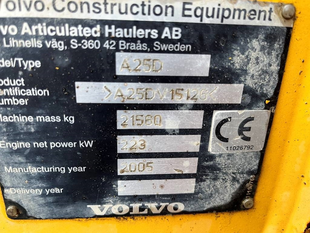 Volvo A 25 D dismantled. Only spare parts  - Zglobni istovarivač: slika Volvo A 25 D dismantled. Only spare parts  - Zglobni istovarivač Volvo A 25 D dismantled. Only spare parts  - Zglobni istovarivač: slika Volvo A 25 D dismantled. Only spare parts  - Zglobni istovarivač