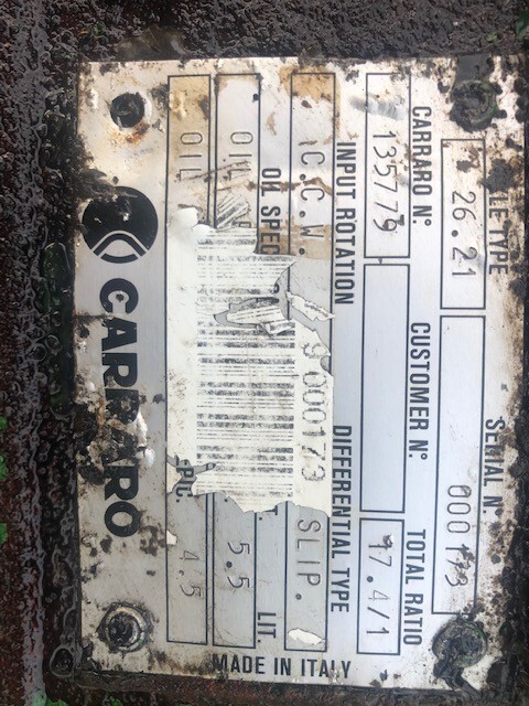 Carraro 26.21 , Carraro 18536 R obudowa mostu - Osovina i dijelovi za Građevinski strojevi: slika Carraro 26.21 , Carraro 18536 R obudowa mostu - Osovina i dijelovi za Građevinski strojevi Carraro 26.21 , Carraro 18536 R obudowa mostu - Osovina i dijelovi za Građevinski strojevi: slika Carraro 26.21 , Carraro 18536 R obudowa mostu - Osovina i dijelovi za Građevinski strojevi