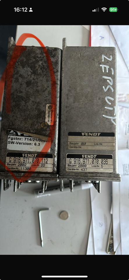 Fendt com1 moduł comfort BCU - Upravljačka jedinica (ECU) za Poljoprivredni strojevi: slika Fendt com1 moduł comfort BCU - Upravljačka jedinica (ECU) za Poljoprivredni strojevi Fendt com1 moduł comfort BCU - Upravljačka jedinica (ECU) za Poljoprivredni strojevi: slika Fendt com1 moduł comfort BCU - Upravljačka jedinica (ECU) za Poljoprivredni strojevi