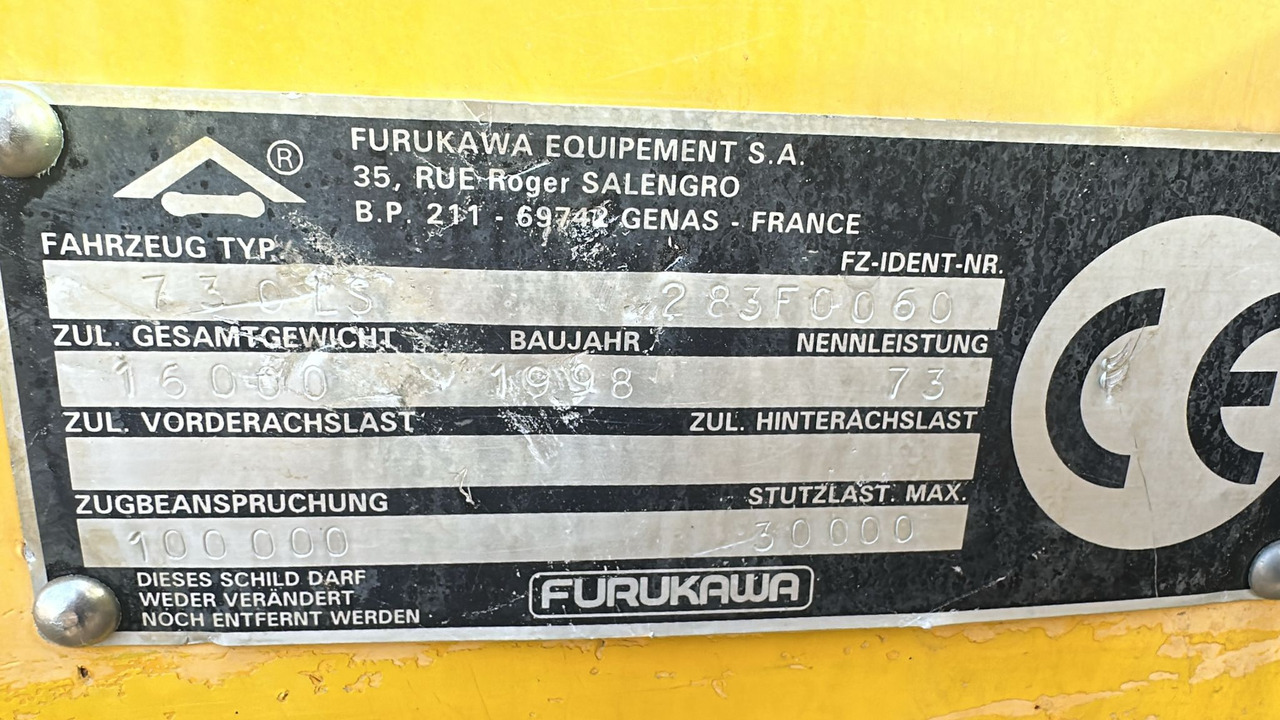 Furukawa 730 LS - Bager gusjeničar: slika Furukawa 730 LS - Bager gusjeničar Furukawa 730 LS - Bager gusjeničar: slika Furukawa 730 LS - Bager gusjeničar