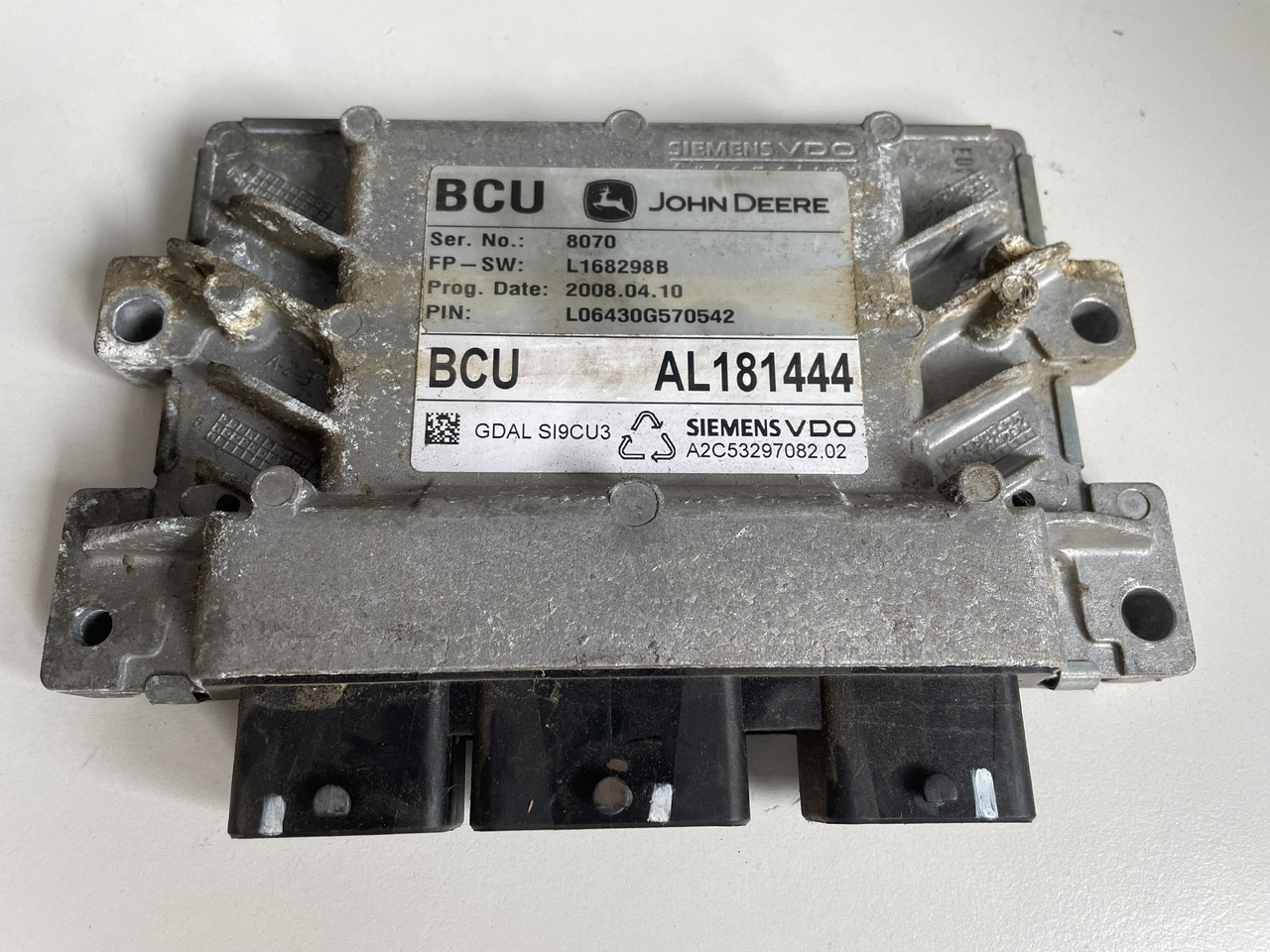 John Deere 6030 6230 6430 - moduł sterownik BCU zaczepu hitcha AL181444 - Upravljačka jedinica (ECU) za Poljoprivredni strojevi: slika John Deere 6030 6230 6430 - moduł sterownik BCU zaczepu hitcha AL181444 - Upravljačka jedinica (ECU) za Poljoprivredni strojevi John Deere 6030 6230 6430 - moduł sterownik BCU zaczepu hitcha AL181444 - Upravljačka jedinica (ECU) za Poljoprivredni strojevi: slika John Deere 6030 6230 6430 - moduł sterownik BCU zaczepu hitcha AL181444 - Upravljačka jedinica (ECU) za Poljoprivredni strojevi