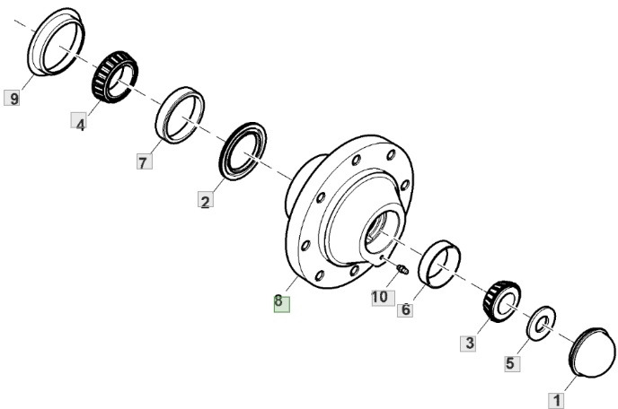 John Deere 6110 - oś przednia - piasta koła P58400 - Glavina kotača za Poljoprivredni strojevi: slika John Deere 6110 - oś przednia - piasta koła P58400 - Glavina kotača za Poljoprivredni strojevi John Deere 6110 - oś przednia - piasta koła P58400 - Glavina kotača za Poljoprivredni strojevi: slika John Deere 6110 - oś przednia - piasta koła P58400 - Glavina kotača za Poljoprivredni strojevi