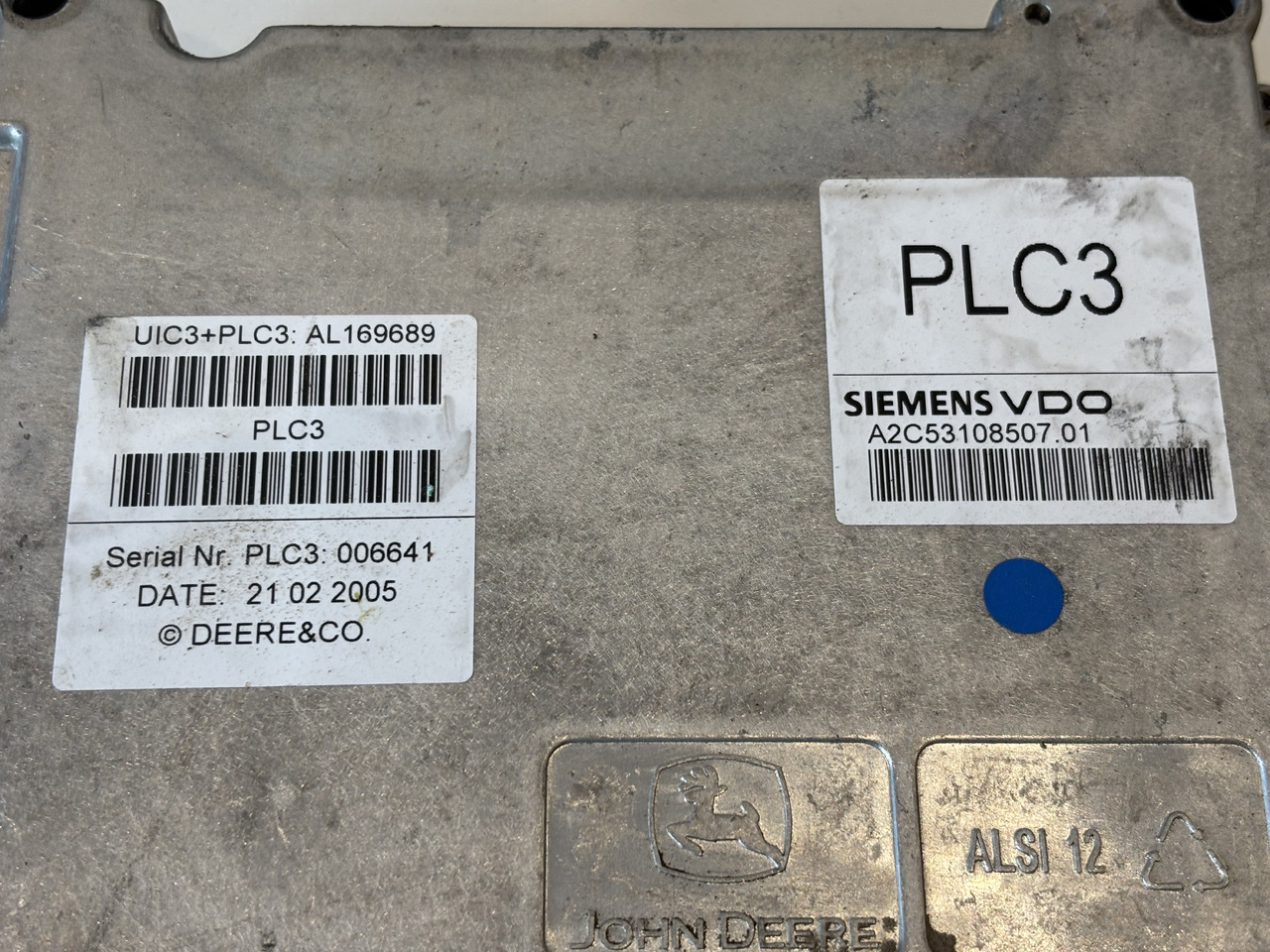 John Deere 6920 Moduł Sterownik UIC3 + PLC3 AL169689 A2C53108507.01 A2C53098813.03 - Upravljačka jedinica (ECU) za Poljoprivredni strojevi: slika John Deere 6920 Moduł Sterownik UIC3 + PLC3 AL169689 A2C53108507.01 A2C53098813.03 - Upravljačka jedinica (ECU) za Poljoprivredni strojevi John Deere 6920 Moduł Sterownik UIC3 + PLC3 AL169689 A2C53108507.01 A2C53098813.03 - Upravljačka jedinica (ECU) za Poljoprivredni strojevi: slika John Deere 6920 Moduł Sterownik UIC3 + PLC3 AL169689 A2C53108507.01 A2C53098813.03 - Upravljačka jedinica (ECU) za Poljoprivredni strojevi