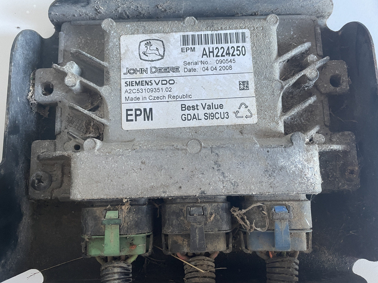 John Deere - sterownik EPM - AH224250 - Upravljačka jedinica (ECU) za Poljoprivredni strojevi: slika John Deere - sterownik EPM - AH224250 - Upravljačka jedinica (ECU) za Poljoprivredni strojevi John Deere - sterownik EPM - AH224250 - Upravljačka jedinica (ECU) za Poljoprivredni strojevi: slika John Deere - sterownik EPM - AH224250 - Upravljačka jedinica (ECU) za Poljoprivredni strojevi