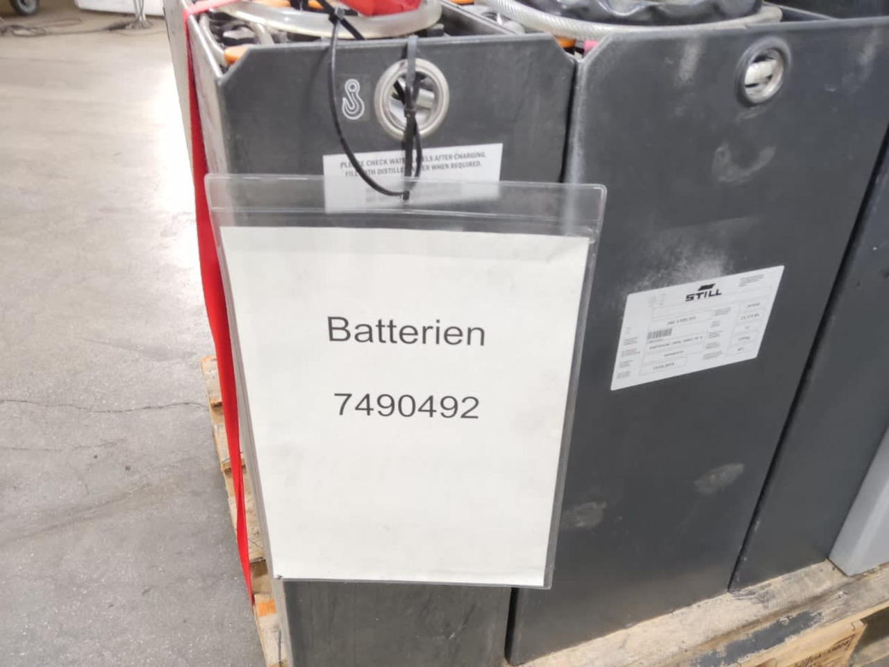 Battery package 5 pieces - Akumulator za Oprema za rukovanje materijalima: slika Battery package 5 pieces - Akumulator za Oprema za rukovanje materijalima Battery package 5 pieces - Akumulator za Oprema za rukovanje materijalima: slika Battery package 5 pieces - Akumulator za Oprema za rukovanje materijalima