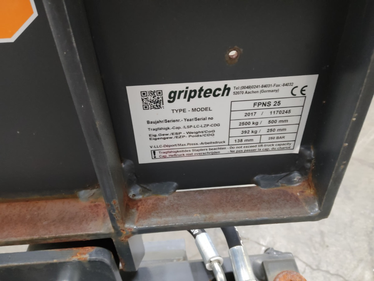 Griptech FPNS25 - Priključak za Oprema za rukovanje materijalima: slika Griptech FPNS25 - Priključak za Oprema za rukovanje materijalima Griptech FPNS25 - Priključak za Oprema za rukovanje materijalima: slika Griptech FPNS25 - Priključak za Oprema za rukovanje materijalima