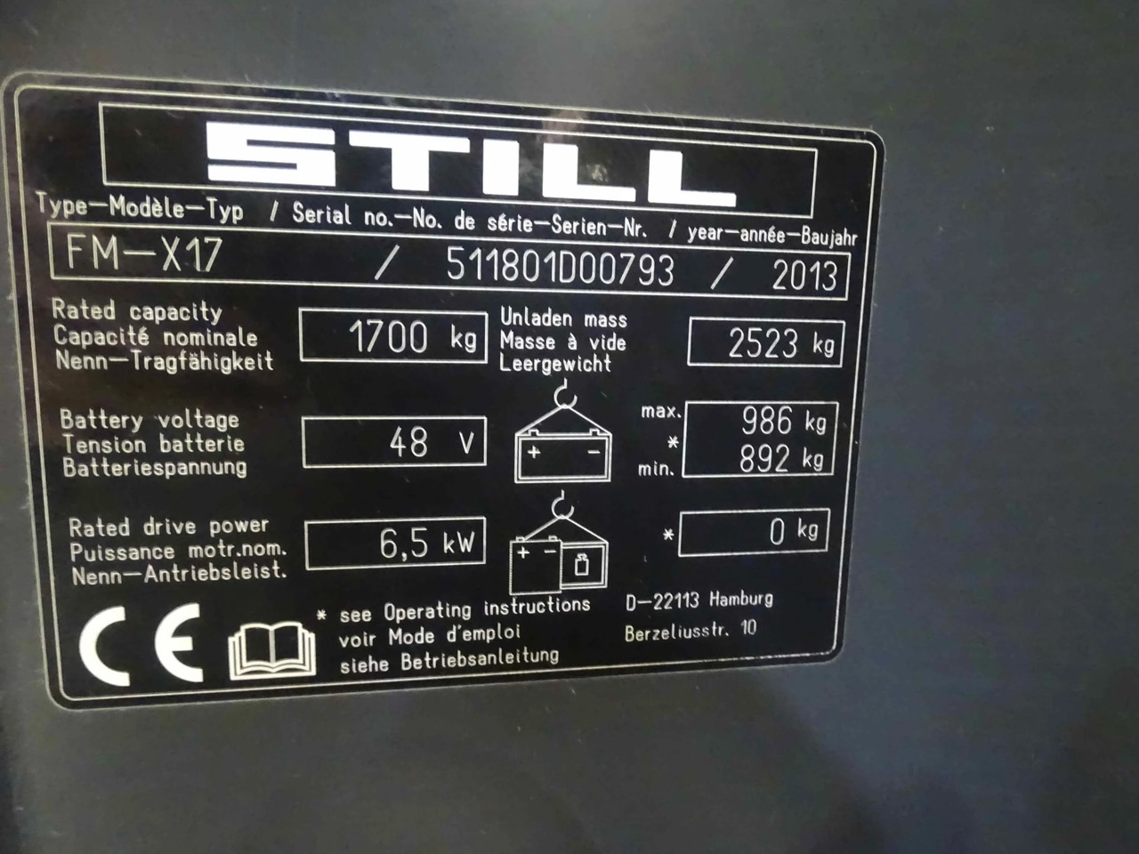 STILL FM-X17 - Regalni viličar: slika STILL FM-X17 - Regalni viličar STILL FM-X17 - Regalni viličar: slika STILL FM-X17 - Regalni viličar