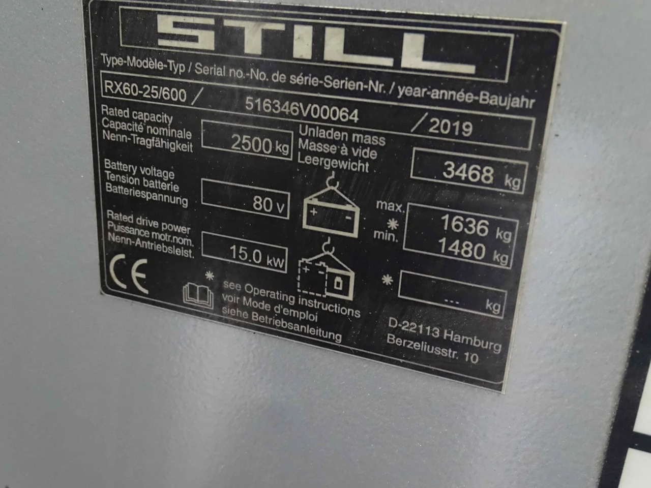 STILL RX60-25/600 - Električni viličar: slika STILL RX60-25/600 - Električni viličar STILL RX60-25/600 - Električni viličar: slika STILL RX60-25/600 - Električni viličar