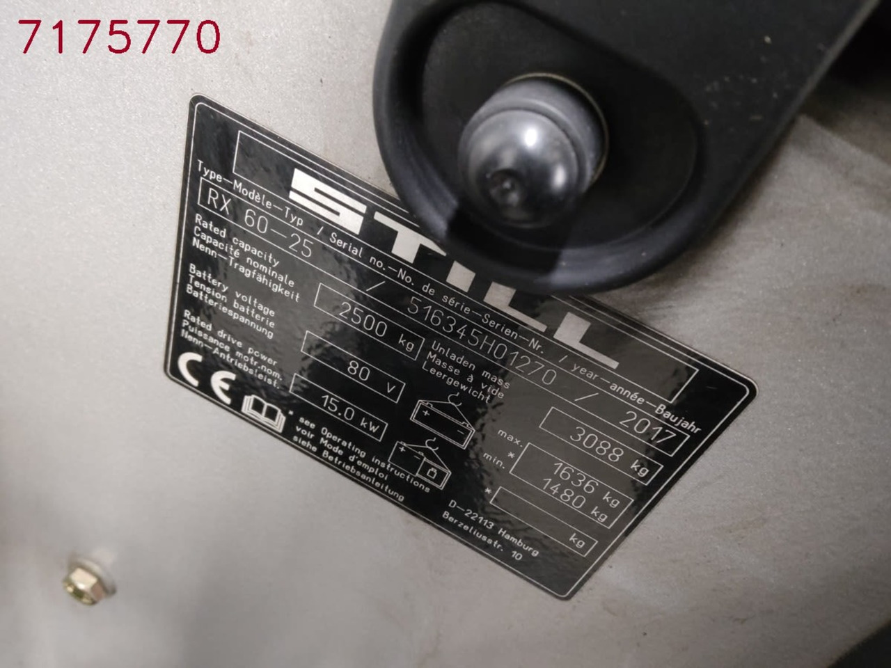 STILL RX60-25 - Električni viličar: slika STILL RX60-25 - Električni viličar STILL RX60-25 - Električni viličar: slika STILL RX60-25 - Električni viličar