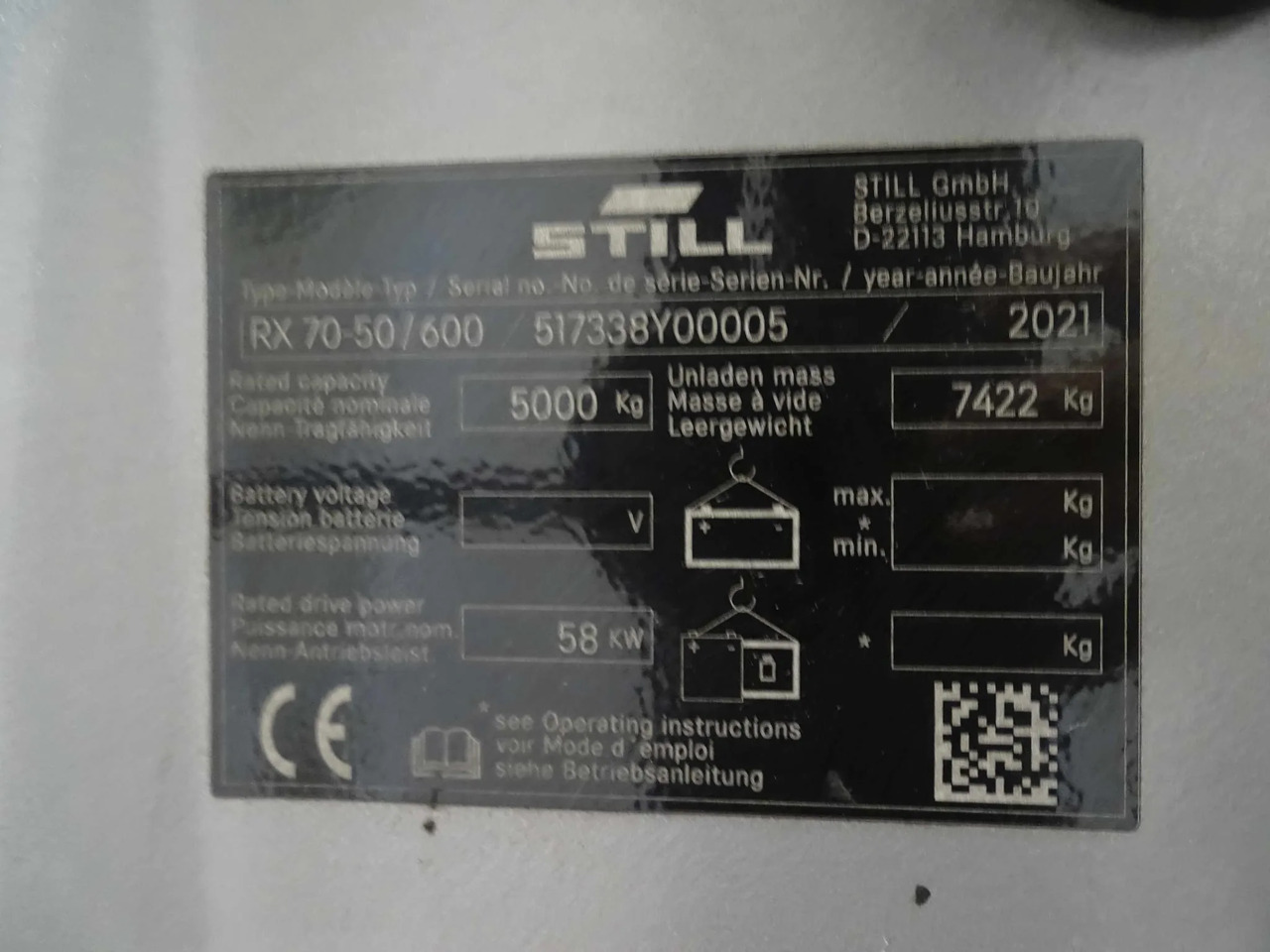 STILL RX70-50T/600 - Diesel viličar: slika STILL RX70-50T/600 - Diesel viličar STILL RX70-50T/600 - Diesel viličar: slika STILL RX70-50T/600 - Diesel viličar