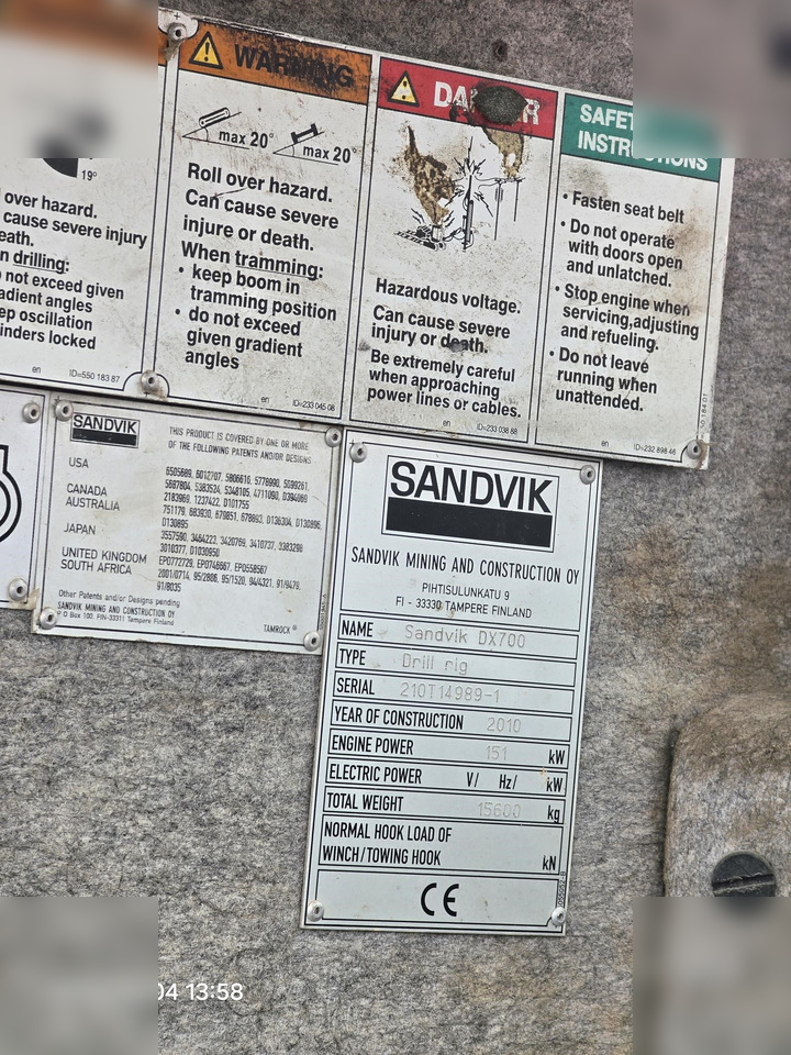 2010 SANDVIK DX700 - Platforma za bušenje: slika 2010 SANDVIK DX700 - Platforma za bušenje 2010 SANDVIK DX700 - Platforma za bušenje: slika 2010 SANDVIK DX700 - Platforma za bušenje