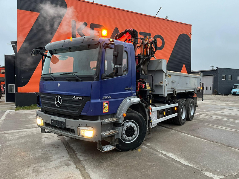 Mercedes-Benz Axor 2633 6x4 FASSI F110AK22 / BOX L=5040 mm - Kiper, Kamion s kranom: slika Mercedes-Benz Axor 2633 6x4 FASSI F110AK22 / BOX L=5040 mm - Kiper, Kamion s kranom Mercedes-Benz Axor 2633 6x4 FASSI F110AK22 / BOX L=5040 mm - Kiper, Kamion s kranom: slika Mercedes-Benz Axor 2633 6x4 FASSI F110AK22 / BOX L=5040 mm - Kiper, Kamion s kranom