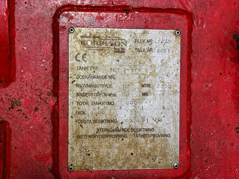 Vakum kamion Scania P 124 6x2*4 KORP&SON / TANK 8000 l / VACUUM Wittig RFW260 / PRESSURE Uraca DK716 140 bar / 400 l/min: slika Vakum kamion Scania P 124 6x2*4 KORP&SON / TANK 8000 l / VACUUM Wittig RFW260 / PRESSURE Uraca DK716 140 bar / 400 l/min Vakum kamion Scania P 124 6x2*4 KORP&SON / TANK 8000 l / VACUUM Wittig RFW260 / PRESSURE Uraca DK716 140 bar / 400 l/min: slika Vakum kamion Scania P 124 6x2*4 KORP&SON / TANK 8000 l / VACUUM Wittig RFW260 / PRESSURE Uraca DK716 140 bar / 400 l/min