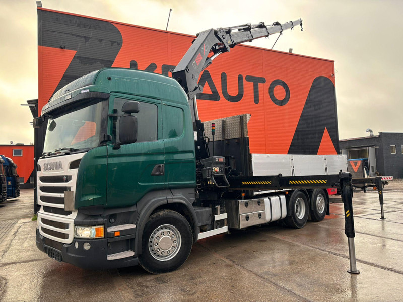 Scania R 410 6x2 HIAB 322EP-5 HIPRO / PLATFORM L=6131 mm - Kamion s otvorenim sandukom, Kamion s kranom: slika Scania R 410 6x2 HIAB 322EP-5 HIPRO / PLATFORM L=6131 mm - Kamion s otvorenim sandukom, Kamion s kranom Scania R 410 6x2 HIAB 322EP-5 HIPRO / PLATFORM L=6131 mm - Kamion s otvorenim sandukom, Kamion s kranom: slika Scania R 410 6x2 HIAB 322EP-5 HIPRO / PLATFORM L=6131 mm - Kamion s otvorenim sandukom, Kamion s kranom