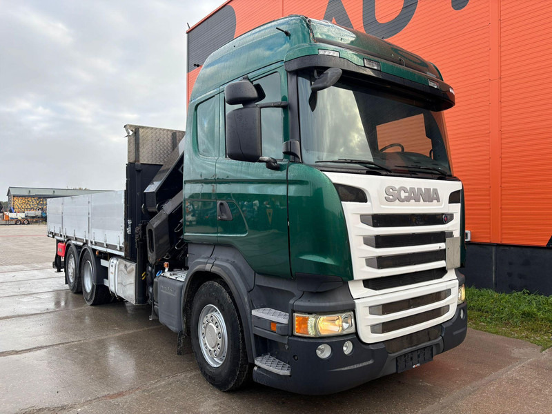 Scania R 410 6x2 HIAB 322EP-5 HIPRO / PLATFORM L=6131 mm - Kamion s otvorenim sandukom, Kamion s kranom: slika Scania R 410 6x2 HIAB 322EP-5 HIPRO / PLATFORM L=6131 mm - Kamion s otvorenim sandukom, Kamion s kranom Scania R 410 6x2 HIAB 322EP-5 HIPRO / PLATFORM L=6131 mm - Kamion s otvorenim sandukom, Kamion s kranom: slika Scania R 410 6x2 HIAB 322EP-5 HIPRO / PLATFORM L=6131 mm - Kamion s otvorenim sandukom, Kamion s kranom