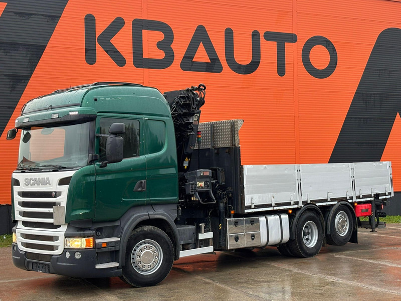 Scania R 410 6x2 HIAB 322EP-5 HIPRO / PLATFORM L=6131 mm - Kamion s otvorenim sandukom, Kamion s kranom: slika Scania R 410 6x2 HIAB 322EP-5 HIPRO / PLATFORM L=6131 mm - Kamion s otvorenim sandukom, Kamion s kranom Scania R 410 6x2 HIAB 322EP-5 HIPRO / PLATFORM L=6131 mm - Kamion s otvorenim sandukom, Kamion s kranom: slika Scania R 410 6x2 HIAB 322EP-5 HIPRO / PLATFORM L=6131 mm - Kamion s otvorenim sandukom, Kamion s kranom