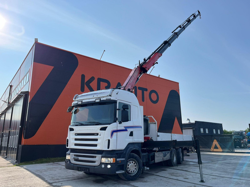 Scania R 440 6x2*4 FASSI F260XP / PLATFORM L=6760 mm - Kamion s otvorenim sandukom, Kamion s kranom: slika Scania R 440 6x2*4 FASSI F260XP / PLATFORM L=6760 mm - Kamion s otvorenim sandukom, Kamion s kranom Scania R 440 6x2*4 FASSI F260XP / PLATFORM L=6760 mm - Kamion s otvorenim sandukom, Kamion s kranom: slika Scania R 440 6x2*4 FASSI F260XP / PLATFORM L=6760 mm - Kamion s otvorenim sandukom, Kamion s kranom