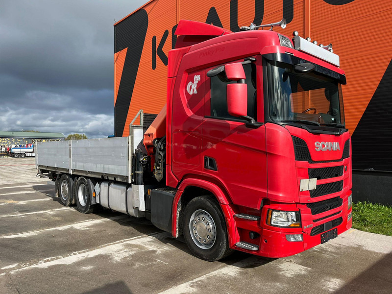 Scania R 450 6x2*4 PK 26002 / PLATFORM L=6482 mm - Kamion s otvorenim sandukom, Kamion s kranom: slika Scania R 450 6x2*4 PK 26002 / PLATFORM L=6482 mm - Kamion s otvorenim sandukom, Kamion s kranom Scania R 450 6x2*4 PK 26002 / PLATFORM L=6482 mm - Kamion s otvorenim sandukom, Kamion s kranom: slika Scania R 450 6x2*4 PK 26002 / PLATFORM L=6482 mm - Kamion s otvorenim sandukom, Kamion s kranom