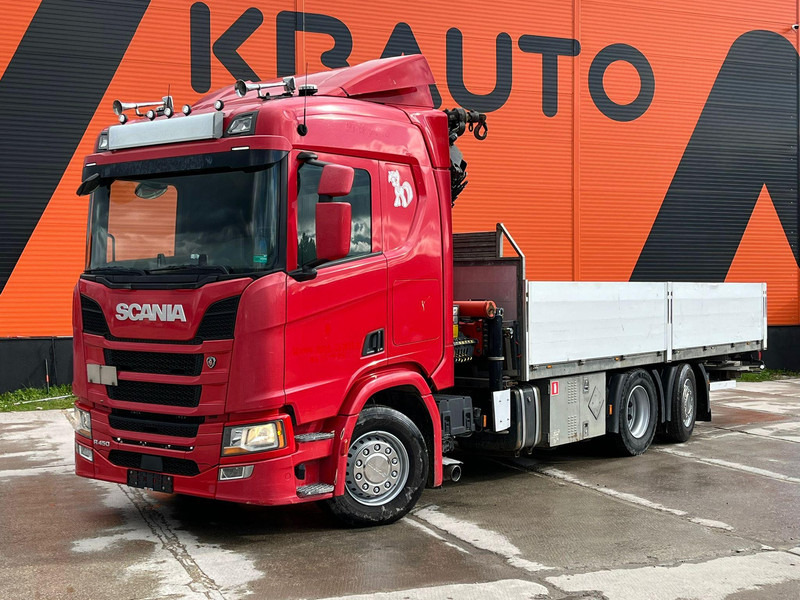 Scania R 450 6x2*4 PK 26002 / PLATFORM L=6482 mm - Kamion s otvorenim sandukom, Kamion s kranom: slika Scania R 450 6x2*4 PK 26002 / PLATFORM L=6482 mm - Kamion s otvorenim sandukom, Kamion s kranom Scania R 450 6x2*4 PK 26002 / PLATFORM L=6482 mm - Kamion s otvorenim sandukom, Kamion s kranom: slika Scania R 450 6x2*4 PK 26002 / PLATFORM L=6482 mm - Kamion s otvorenim sandukom, Kamion s kranom