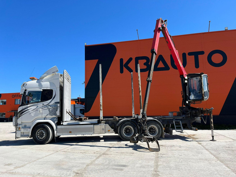 Kamion šumar, Kamion s kranom za prijevoz drva Scania R 580 6x4 EPSILON M12L97 / RETARDER: slika Kamion šumar, Kamion s kranom za prijevoz drva Scania R 580 6x4 EPSILON M12L97 / RETARDER