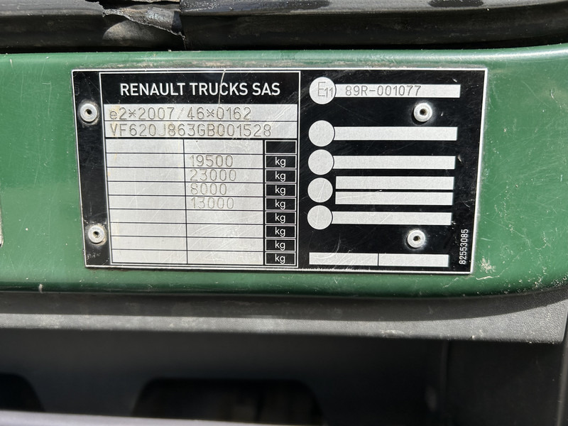 Kamion s ceradom Renault D Wide 280 / 18 Ton / 613 dkm / Curtianside / Loadlift / APK TUV 07-26: slika Kamion s ceradom Renault D Wide 280 / 18 Ton / 613 dkm / Curtianside / Loadlift / APK TUV 07-26