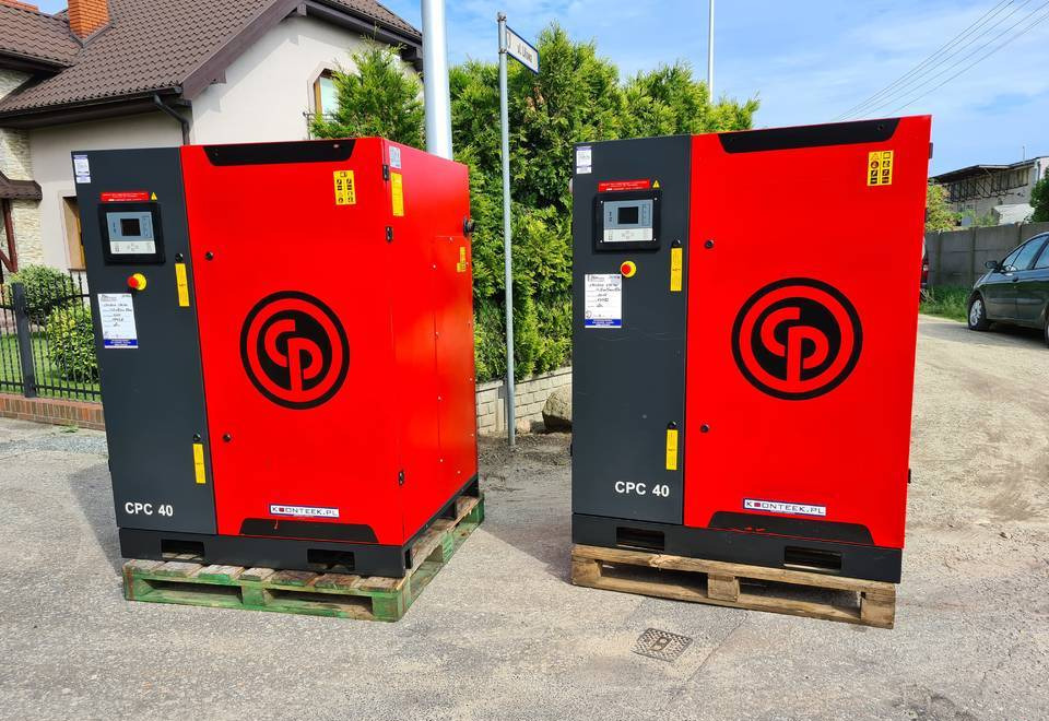 Zračni kompresor Kompresor śrubowy Chicago Pneumatic CPC 40 30 kw, Atlas Copco: slika Zračni kompresor Kompresor śrubowy Chicago Pneumatic CPC 40 30 kw, Atlas Copco
