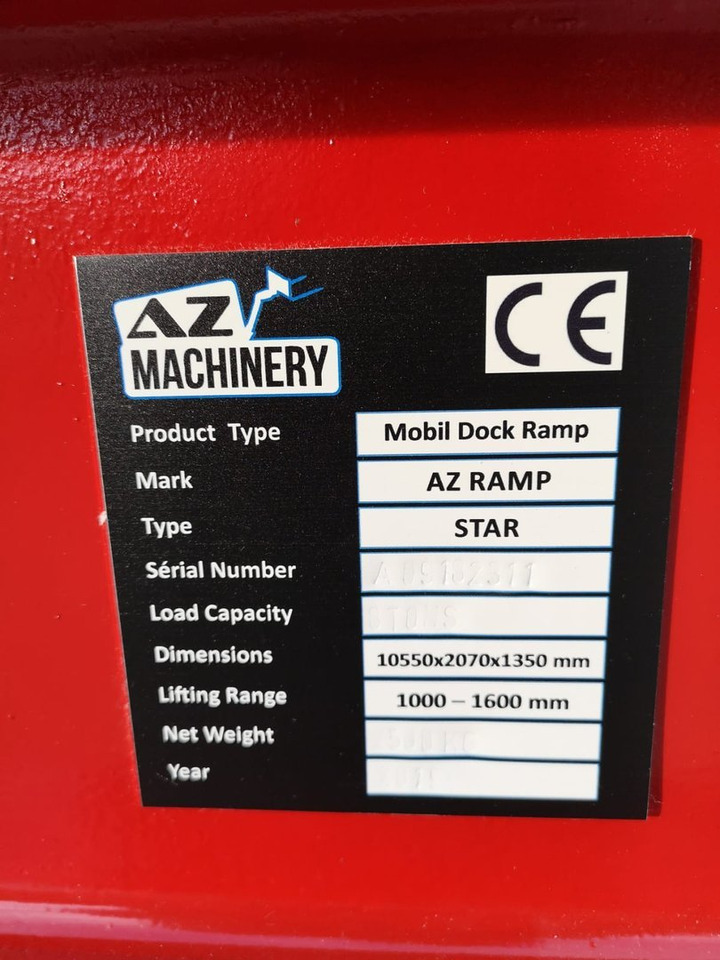 Novi Utovarna rampa Loading Ramp with with hydraulic tilting bridge - AZ RAMP - STAR- 8T. 8 ton capacity: slika Novi Utovarna rampa Loading Ramp with with hydraulic tilting bridge - AZ RAMP - STAR- 8T. 8 ton capacity Novi Utovarna rampa Loading Ramp with with hydraulic tilting bridge - AZ RAMP - STAR- 8T. 8 ton capacity: slika Novi Utovarna rampa Loading Ramp with with hydraulic tilting bridge - AZ RAMP - STAR- 8T. 8 ton capacity